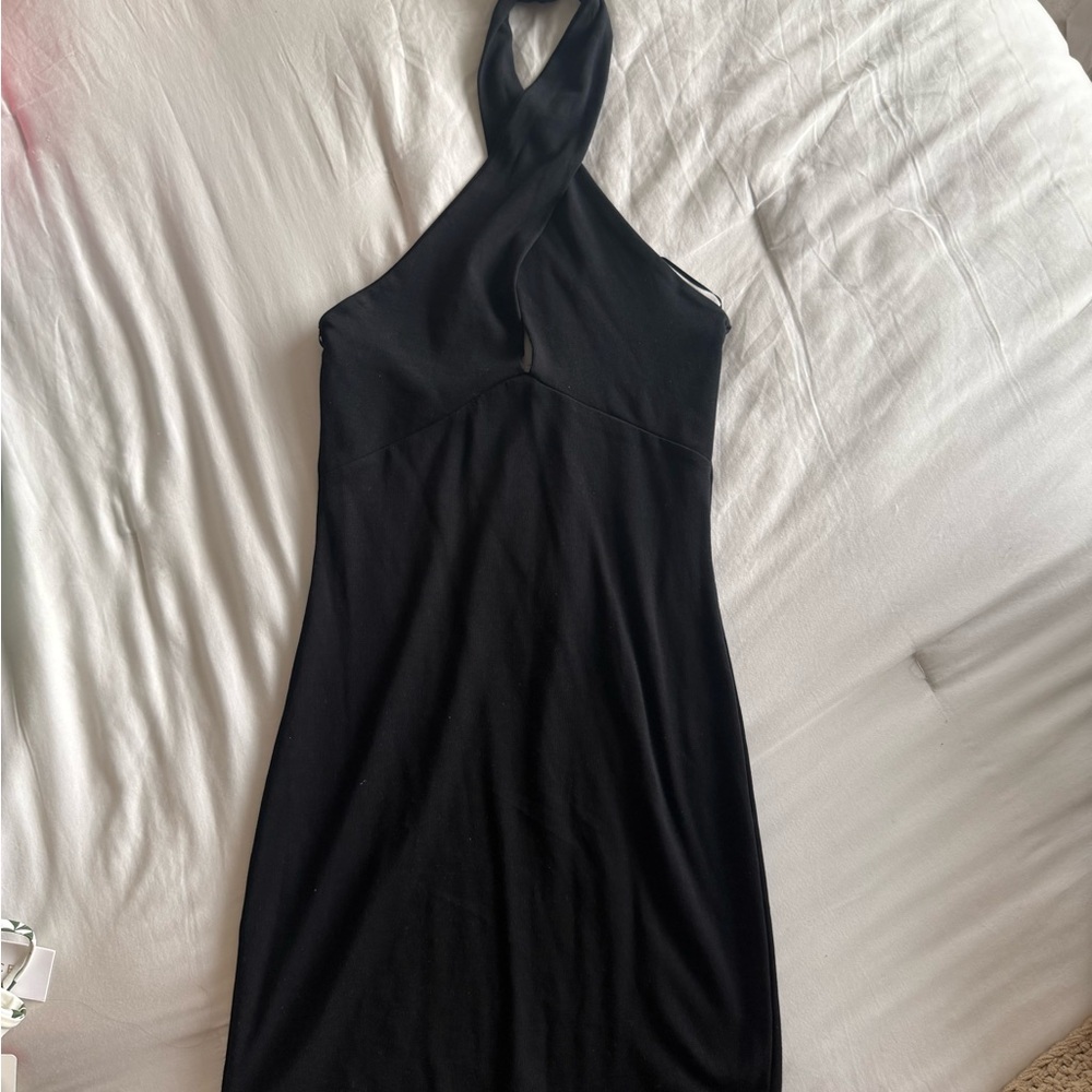 Black Halter Dress